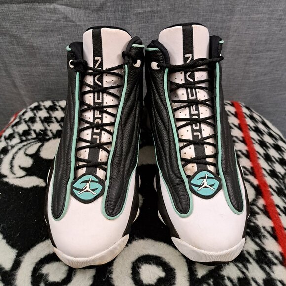 %Size 10.5 - Jordan Pro Strong Tiffany Men Sneaker Black Green AJ18 main image 7